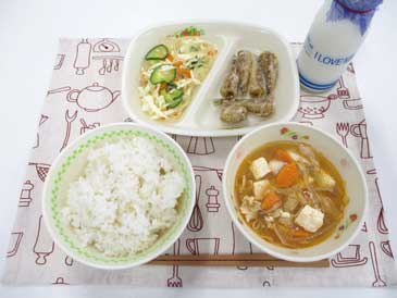 9月5日の中学校の給食の写真