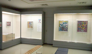 展示されている作品の写真
