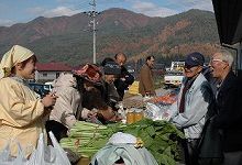 農産物直売所の様子の写真