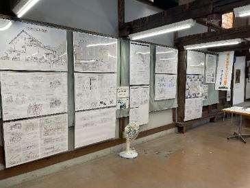 2023年度蔵の街並みキャンパス発表展示の様子写真