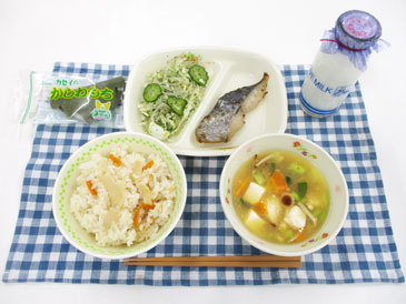 5月7日の中学校の給食の写真