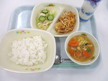 5月23日の小学校の給食の写真