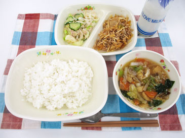 5月23日の中学校の給食の写真