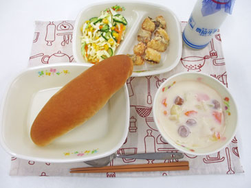 4月24日の中学校の給食の写真
