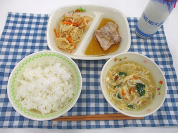 4月30日の中学校の給食の写真