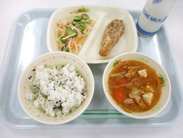 5月28日の小学校の給食の写真