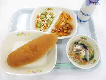 6月5日の小学校の給食の写真