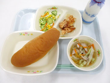 6月12日の小学校の給食の写真
