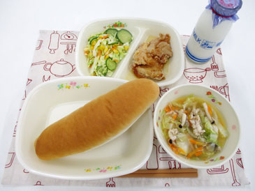 6月12日の中学校の給食の写真