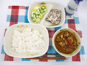 6月20日の中学校の給食の写真