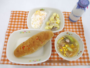 6月24日の中学校の給食の写真