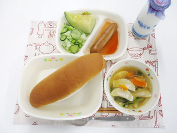 6月26日の中学校の給食の写真