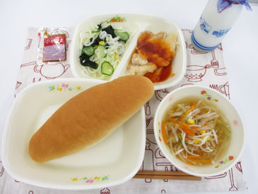 7月3日の中学校の給食の写真