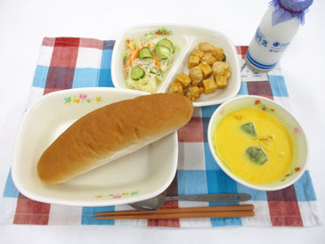 7月10日の中学校の給食の写真