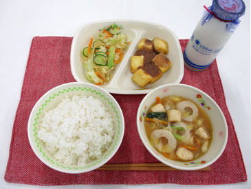 7月14日の中学校の給食の写真