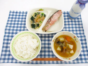 8月20日の中学校の給食の写真