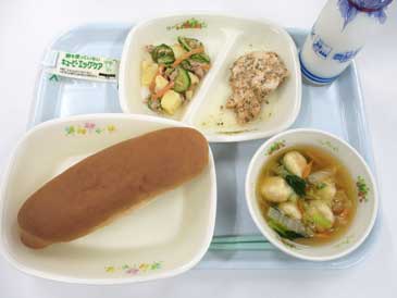 9月2日の小学校の給食の写真