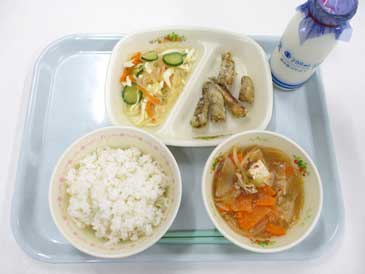 9月5日の小学校の給食の写真