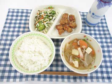 9月10日の中学校の給食の写真