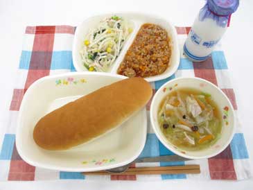 9月11日の中学校の給食の写真
