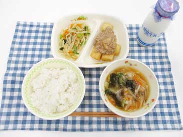 9月17日の中学校の給食の写真