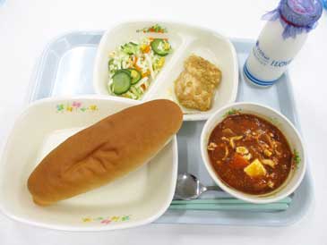 9月18日の小学校の給食の写真