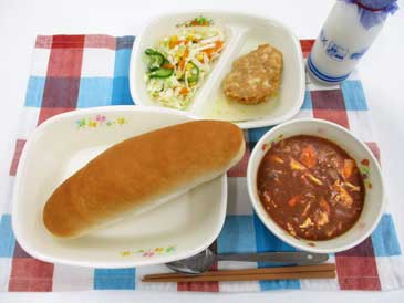 9月18日の中学校の給食の写真
