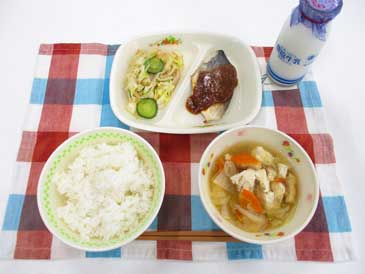 9月19日の中学校の給食の写真