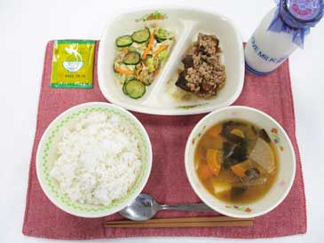 9月22日の中学校の給食の写真