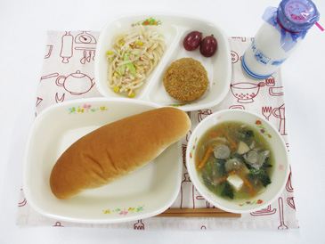 9月25日の中学校の給食の写真