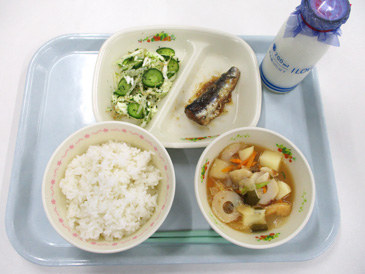 9月26日の小学校の給食の写真