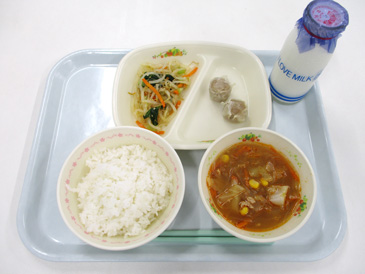 9月29日の小学校の給食の写真
