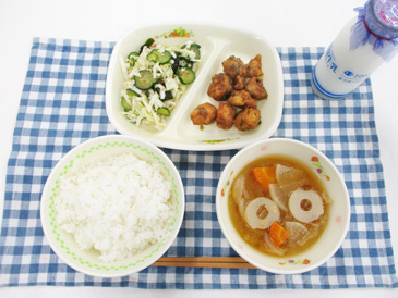 10月1日の中学校の給食の写真