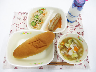 10月2日の中学校の給食の写真