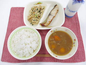 10月6日の中学校の給食の写真