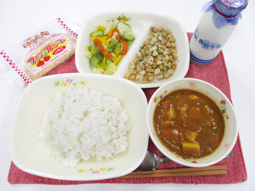 10月20日の中学校の給食の写真