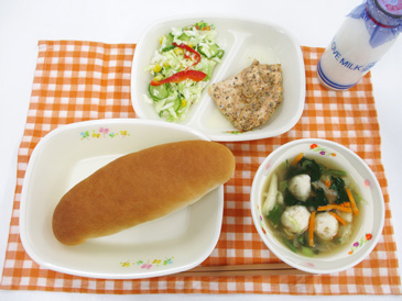 10月21日の中学校の給食の写真
