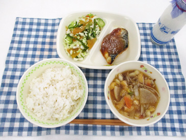 10月22日の中学校の給食の写真