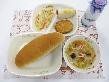 10月23日の中学校の給食の写真