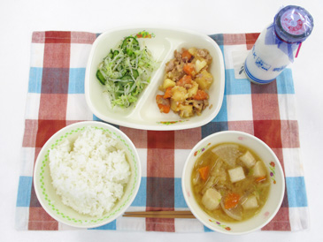 10月24日の中学校の給食の写真