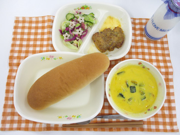 10月28日の中学校の給食の写真