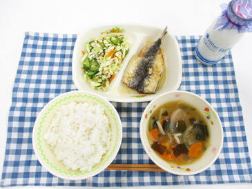 10月29日の中学校の給食の写真