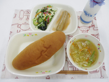 11月6日の中学校の給食の写真
