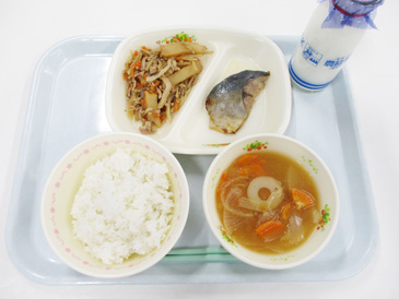 11月7日の小学校の給食の写真