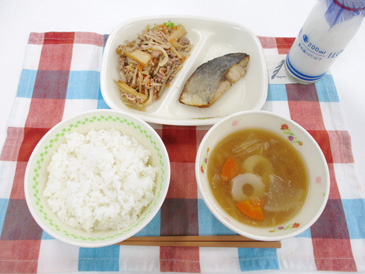 11月7日の中学校の給食の写真