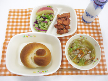 12月2日の中学校の給食の写真