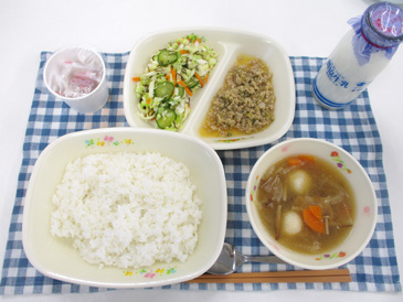 12月10日の中学校の給食の写真