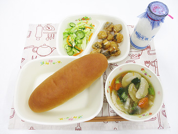 12月11日の中学校の給食の写真