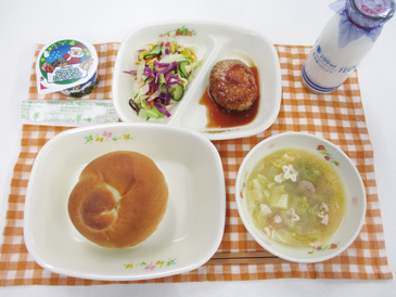 12月16日の中学校の給食の写真