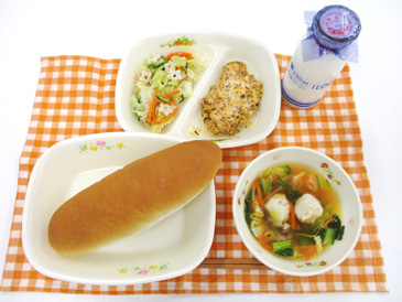 12月23日の中学校の給食の写真